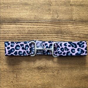 Leopard Print Equestrian Belt
